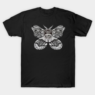 Pen and Ink Moth T-Shirt